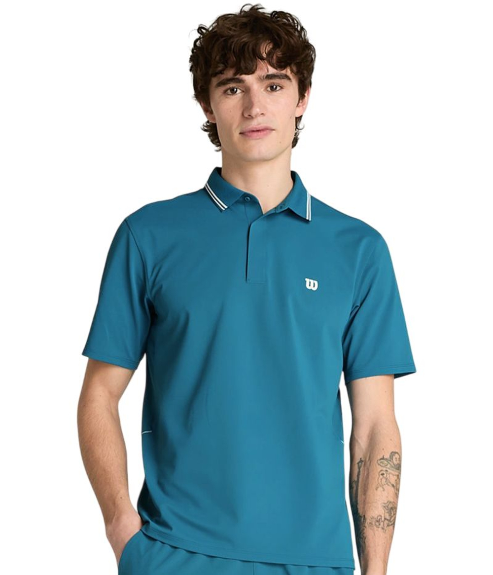 Теннисное поло Wilson Challengers Technical - lyons blue