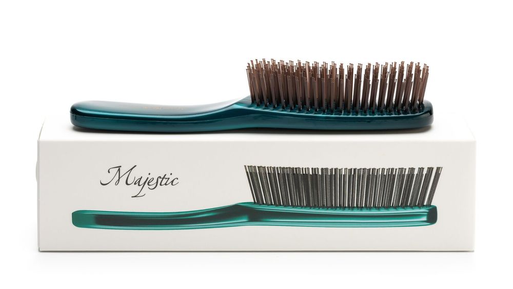 Расческа Majestic Scalp Brush изумруд