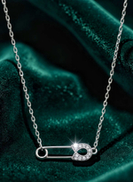 Ювелирное колье из серебра 925 пробы