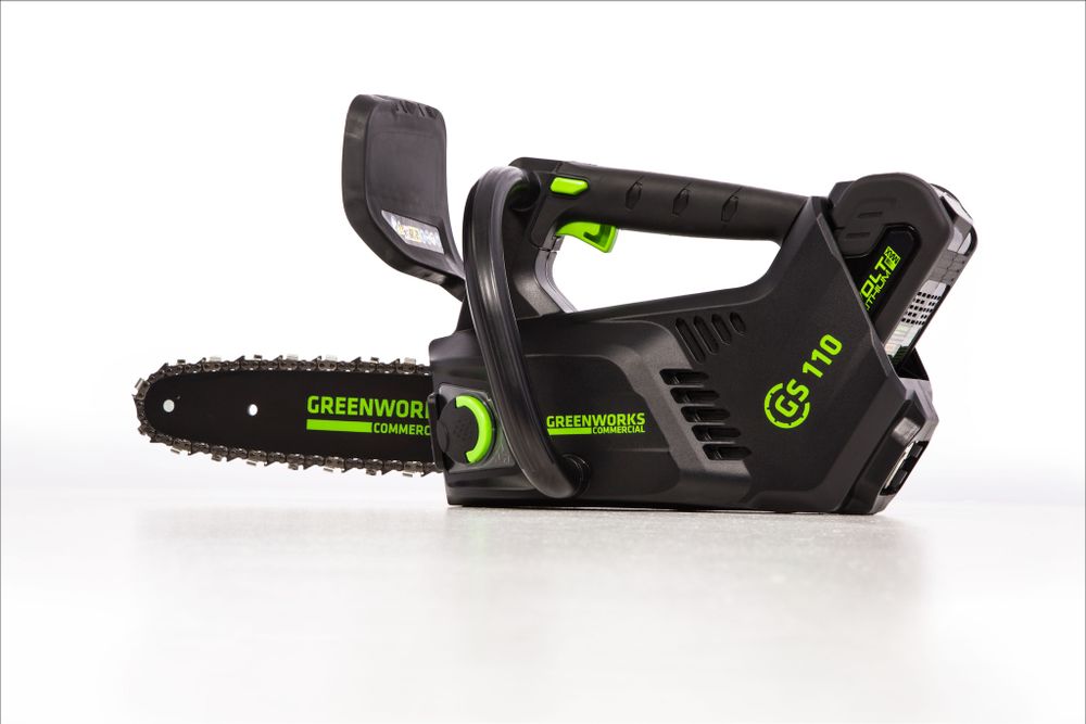 Аккумуляторная цепная пила Greenworks GD40TCSK5,2003807UG, 40v, 25 см, АКБ 5 А·ч и ЗУ