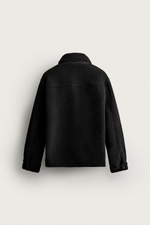 КУРТКА-РУБАШКА ИЗ ИСКУССТВЕННОЙ ОВЧИНЫ С КАРМАНАМИ — ZARA