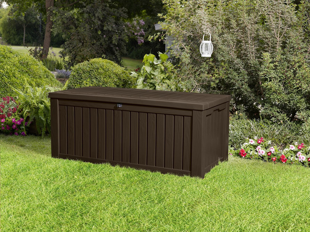 Пластиковый сундук Keter Rockwood 570 л brown