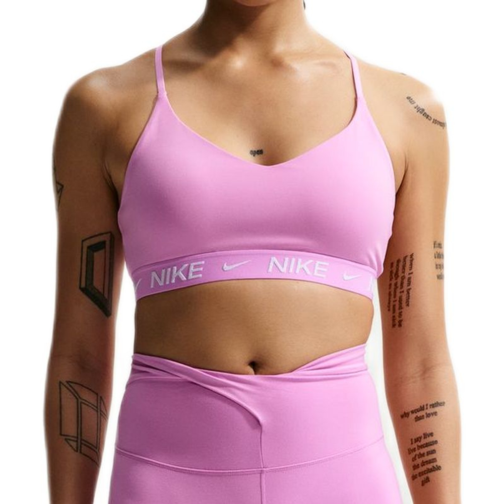 ТОП теннисный Nike Indy Light Support Padded Adjustable Sports - light magenta/white