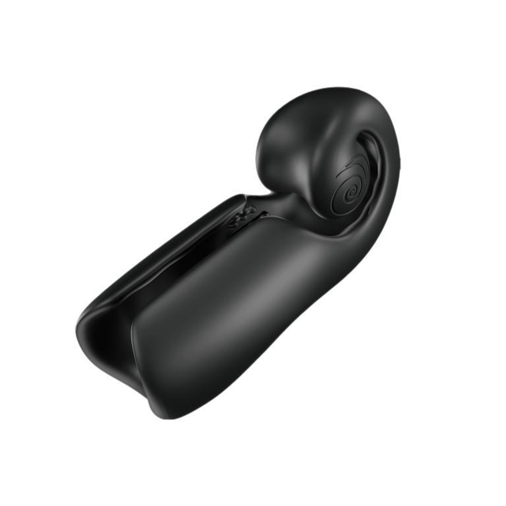 Черный мастурбатор SVibe Evo с вибрацией (Цвет: черный)