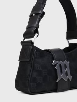 Сумка MISBHV Jacquard Monogram Shoulder Bag Small Black