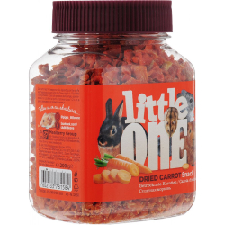 Little One Сушеная морковь лакомство д/всех видов грызунов, 200гр