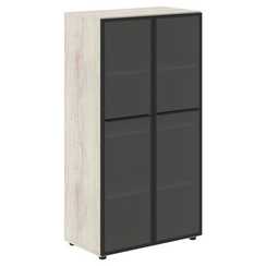 Шкаф со стеклянными дверьми LMC 80.2  800х430х1517 LOFTIS