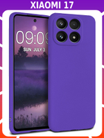 Мягкий Soft Touch чехол из силикона для XIAOMI 17 с бархатной подкладкой