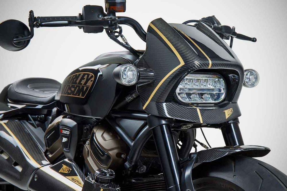 Zard Карбоновый обтекатель передней фары "120TH" Harley Davidson Sportster S 1250 (2021+) ZHD007OP2