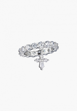 Кольцо Cross silver