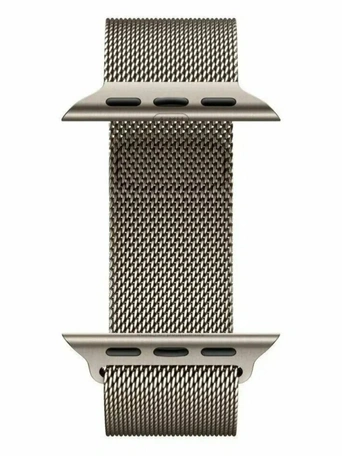Умные часы Apple Watch S10 42 мм Cell, Natural Titanium, Natural Milanese L