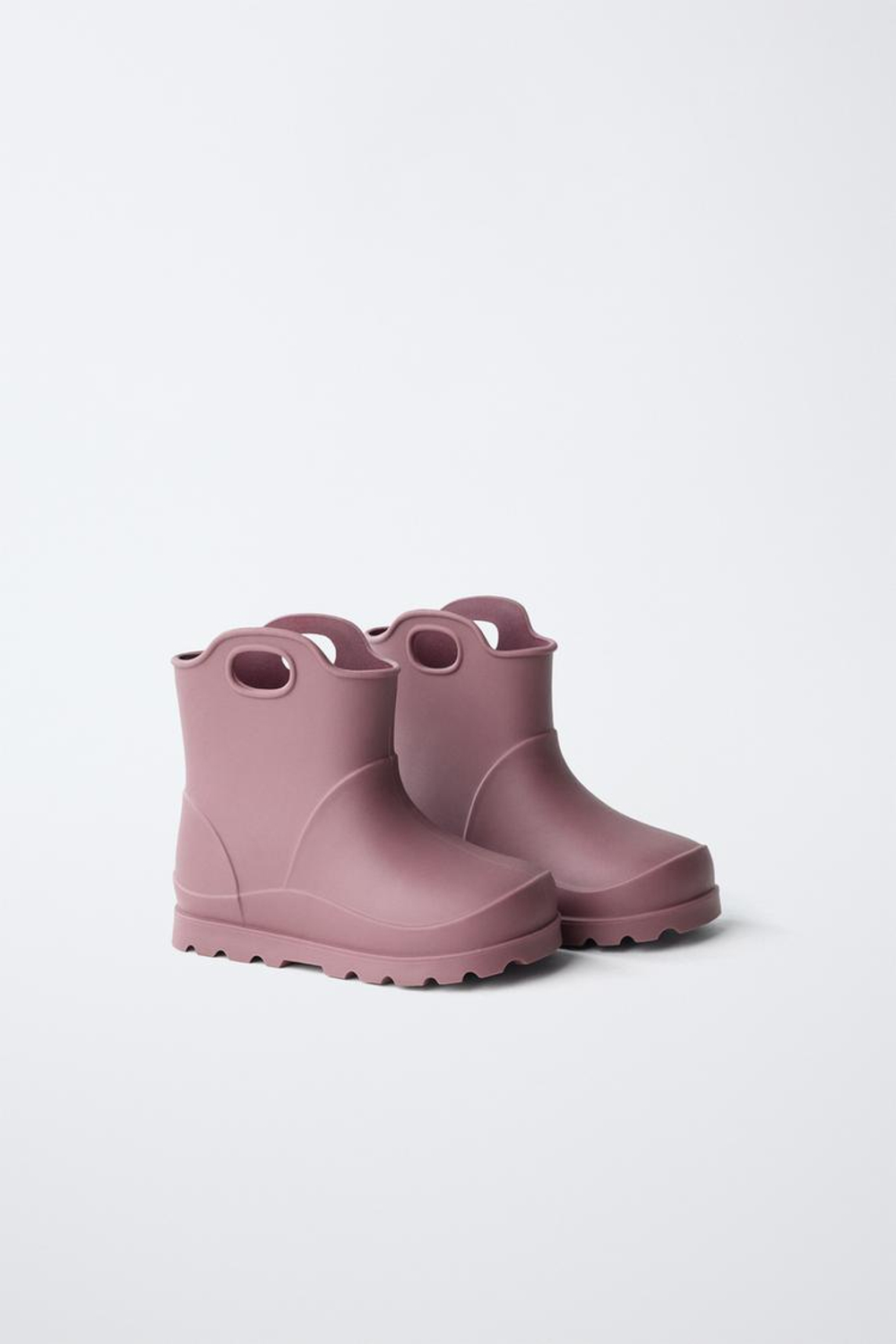 ZARA РЕЗИНОВЫЕ САПОГИ, РОЗОВЫЙ