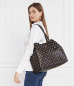 Сумка-шопер + поясная сумка Guess - коричневый(HWPQ69 95290)