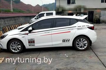 Спойлер V.1 для Opel Astra K 2015-2021 Hatchback