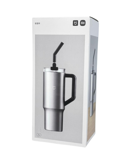 Термокружка Xiaomi Mijia Sippy Cup 1L (MJXGB01RM) серебристая