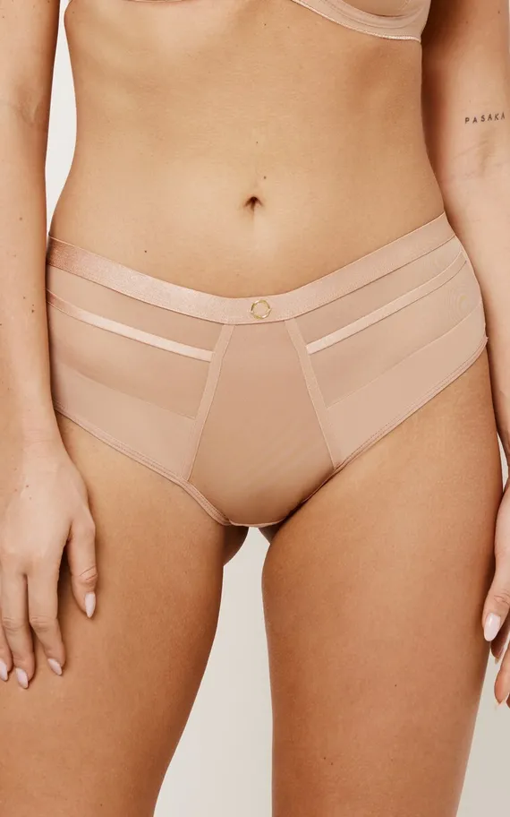 ROMA BEIGE Mini Трусы бразильяно