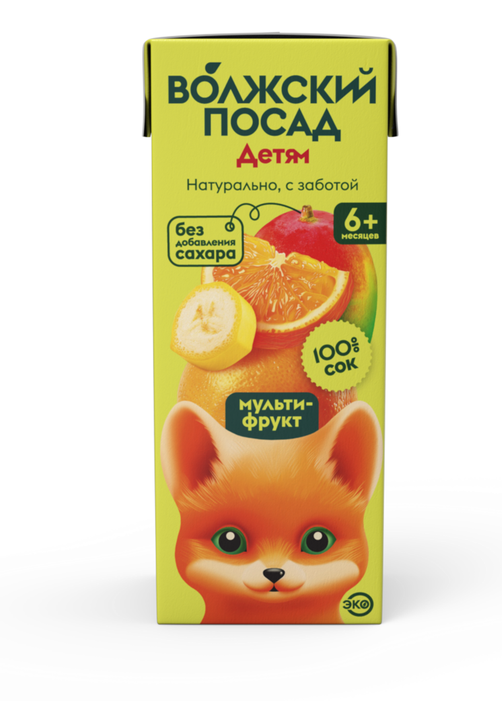 Сок мультиф для пит детей старше 6 мес Волжский посад Tetra pak 0,2л