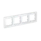 Рамка стеклянная на 4 поста Systeme Electric AtlasDesign Nature Белый ATN330104