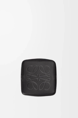 Loewe Сумка-ведро Treasure Bako из жаккардовой парусины и телячьей кожи, натуральный/черный