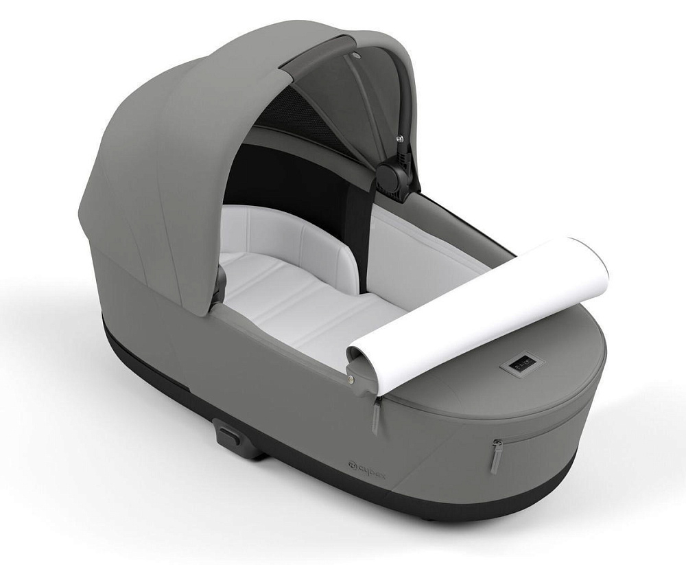 Коляска 3 в 1 Cybex Priam IV Chrome Brown complete и автокресло Aton S2 i-Size Moon Black Mirage Grey