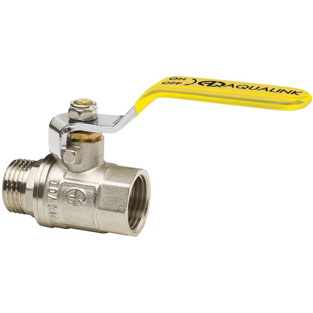 Кран шаровый AQUALINK для газа 1/2" Г/Ш ручка 07104