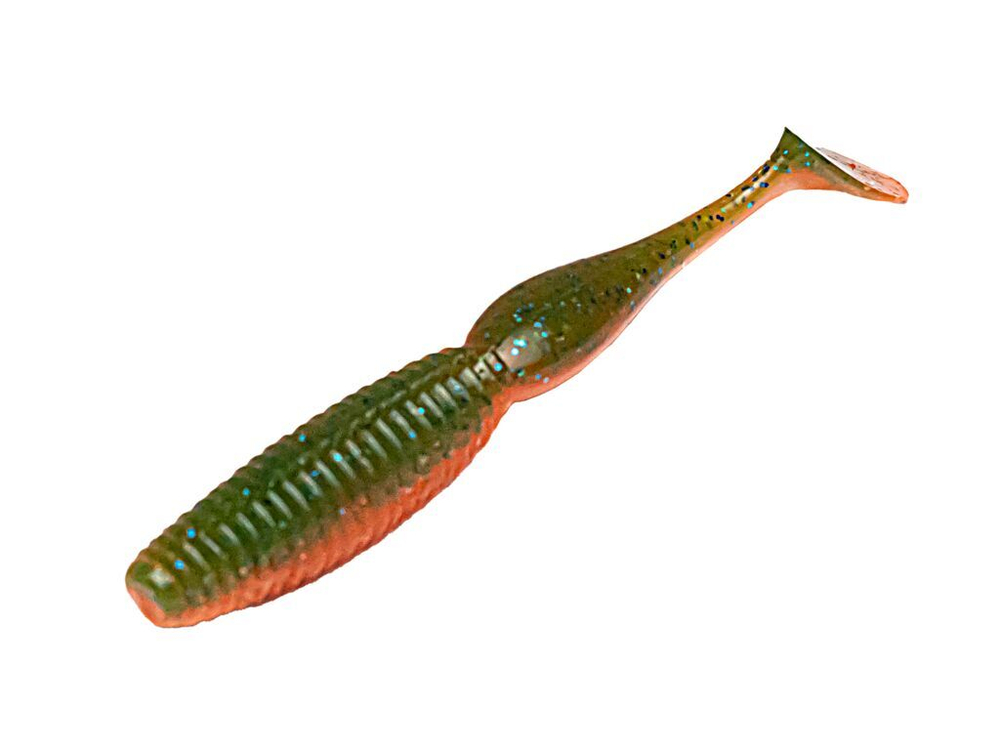 Виброхвосты съедобные LJ Pro Series MegaWorm 3,0in (7,6 см), цв. T56, 7 шт.