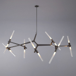 Люстра ROLL&HILL Agnes Chandelier ( Black )   - 14  Lights