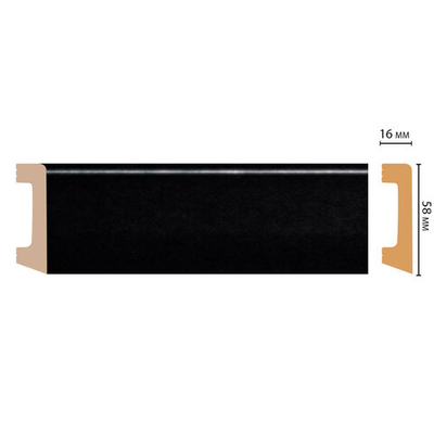 Плинтус Decomaster D234 D234-195