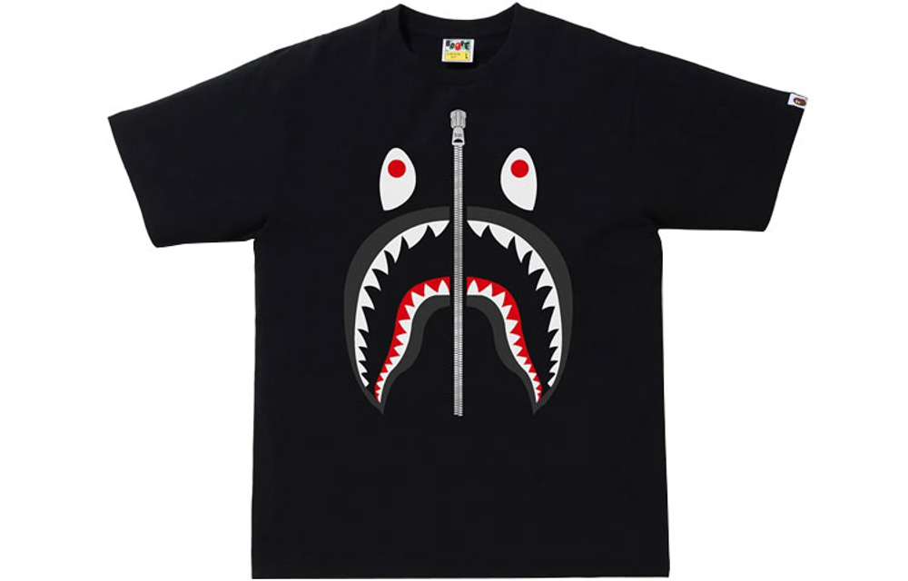 A Bathing Ape Shark Tee черный