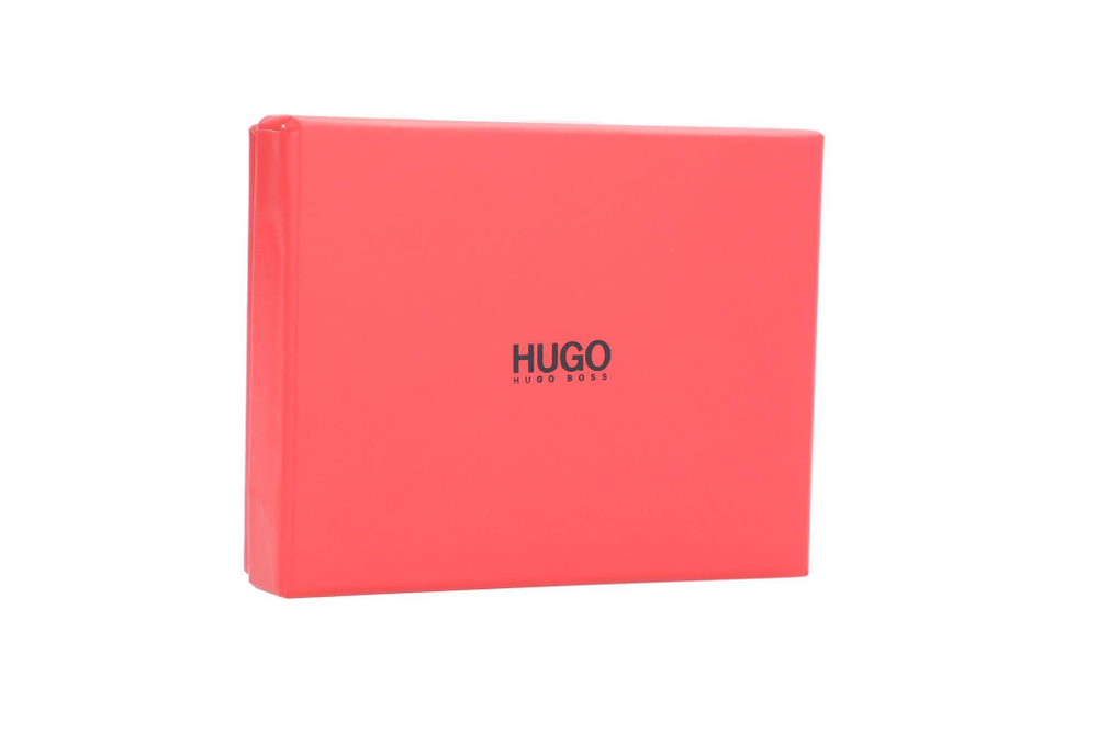 кожаный портмоне и брелок gbhm_coin ck hold HUGO - черный(50481641)