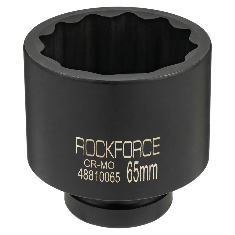 Головка ударная глубокая 1'', 65мм (12гр.) RockForce##Rock FORCE RF-48810065