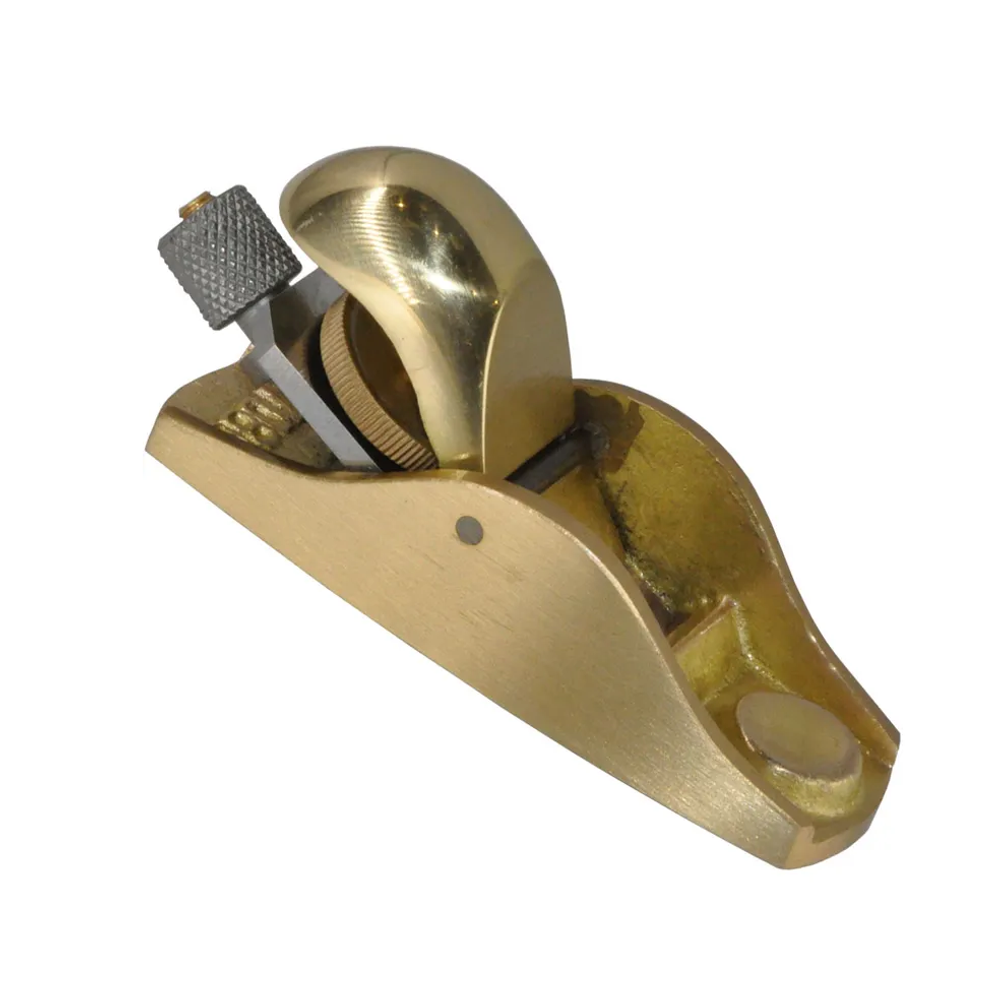Рубанок мини латунный Brass Mini Violin Makers Plane 7/8" 85 мм, лезвие 20 мм GARVIN SVP-7089