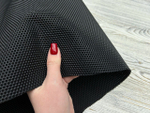 Натуральная кожа Honey Comb Black+Grey Италия