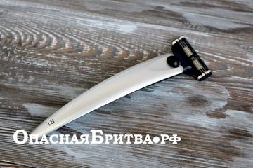Бритва Bolin Webb R1, серебристая, Gillette Mach3