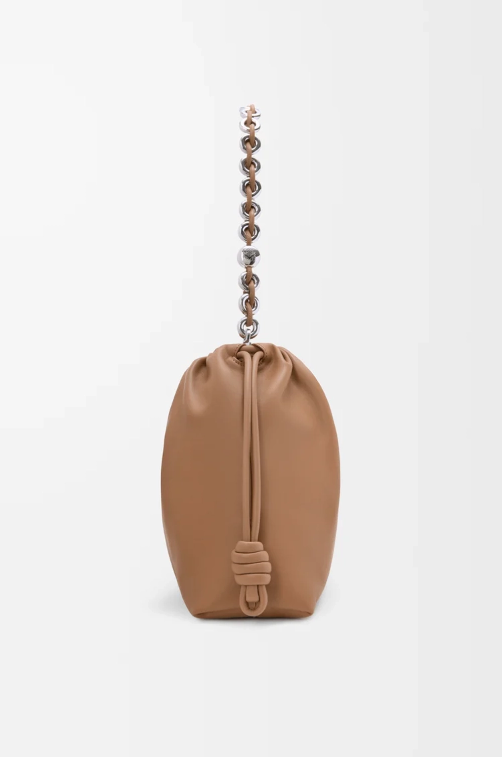 Loewe Большая сумка Flamenco из мягкой кожи ягненка наппа, мокко