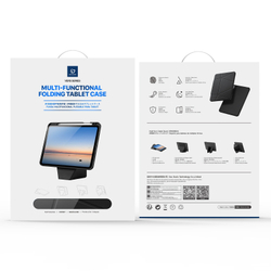 Складной чехол книжка от Dux Ducis для Samsung Tab S10+, S9+, S9 FE+, серия Vers Series Case, с магнитным держателем Pencil и функцией автоматического перехода в спящий режим