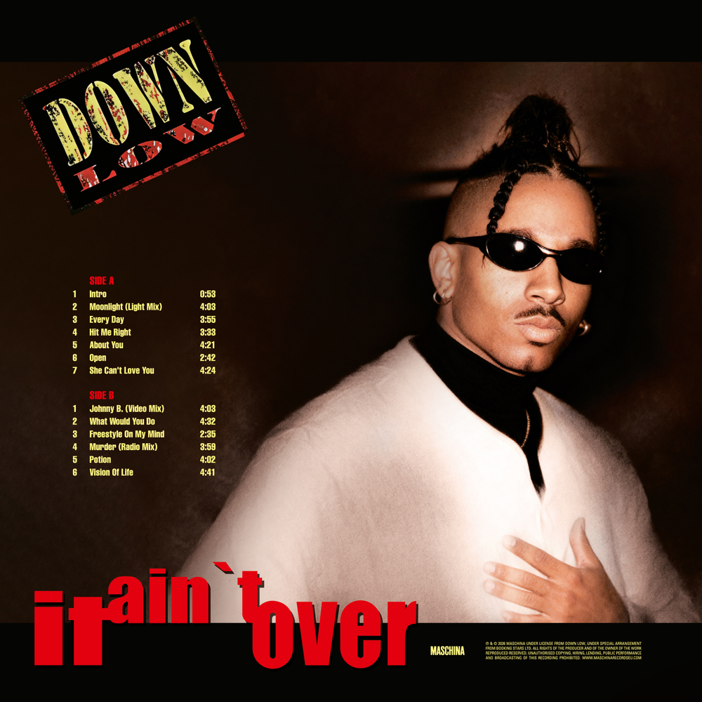 LP: Down-Low — «It-Ain't-Over» (1997/2026) [Limited Trans-Red Vinyl]