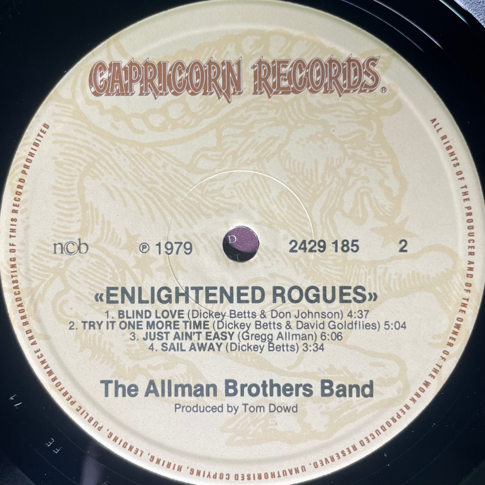 The Allman Brothers Band - Enlightened Rogues (Скандинавия 1979г.)