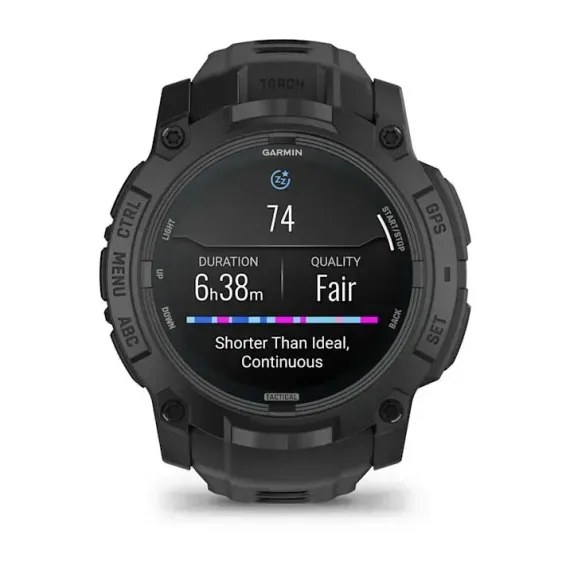 Смарт-часы Garmin Instinct 3 (50 мм) AMOLED Tactical Edition черные