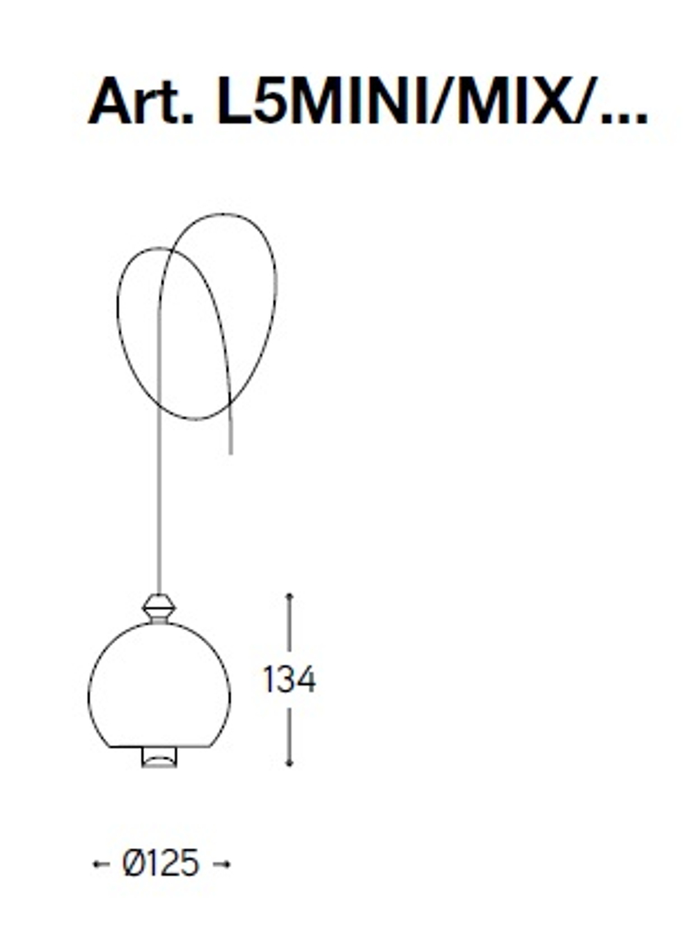 Lustrini Art.L5MINI/MIX/BM