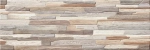 Настенная плитка ALMA Ceramica TWA11ART024 Arteo 60x20 коричневая матовая под дерево
