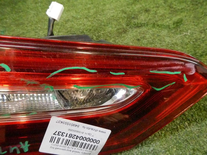Фонарь левый внутр. Toyota Camry xv70 (17-нв) LED