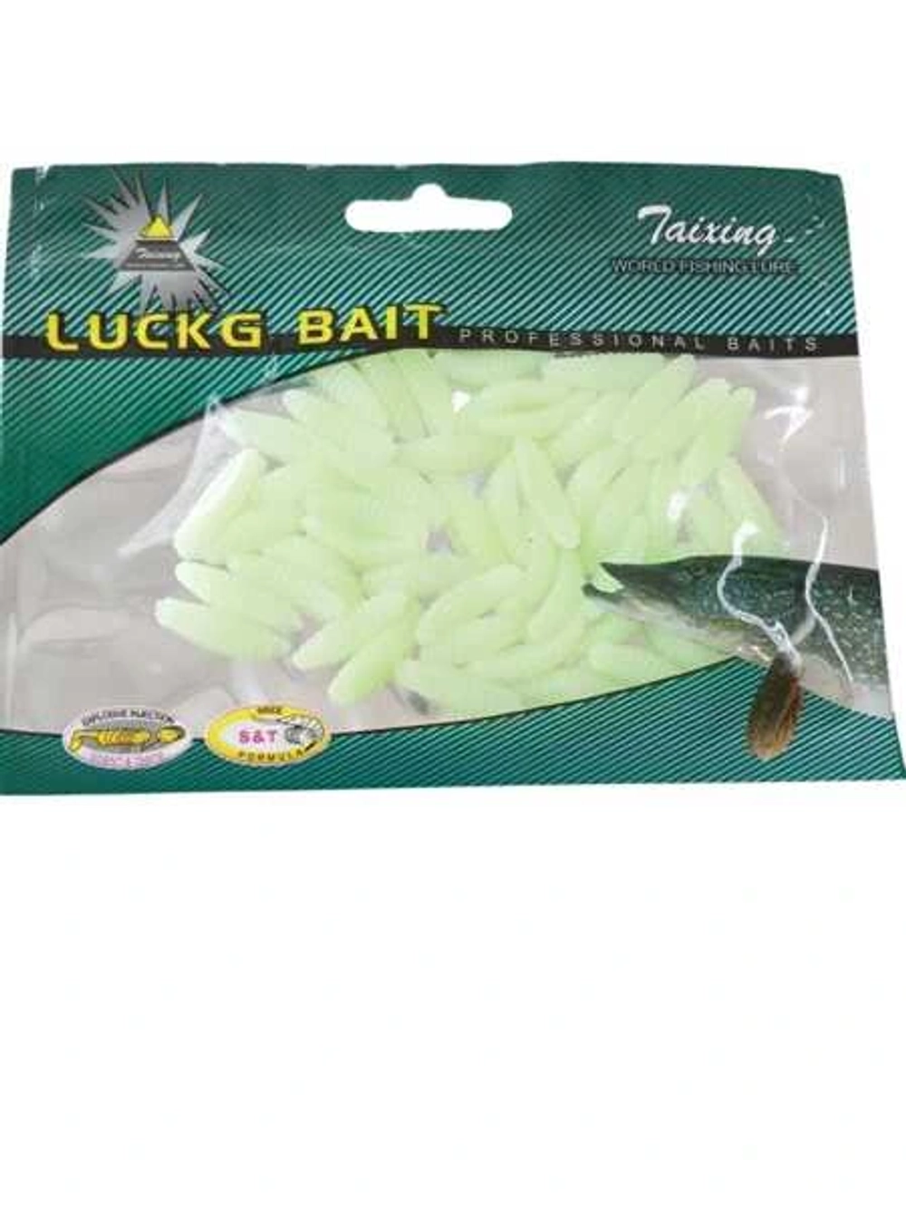 силикон LUCKY BAIT 50 ШТУК опаршь 0,4 гр 2 см *307