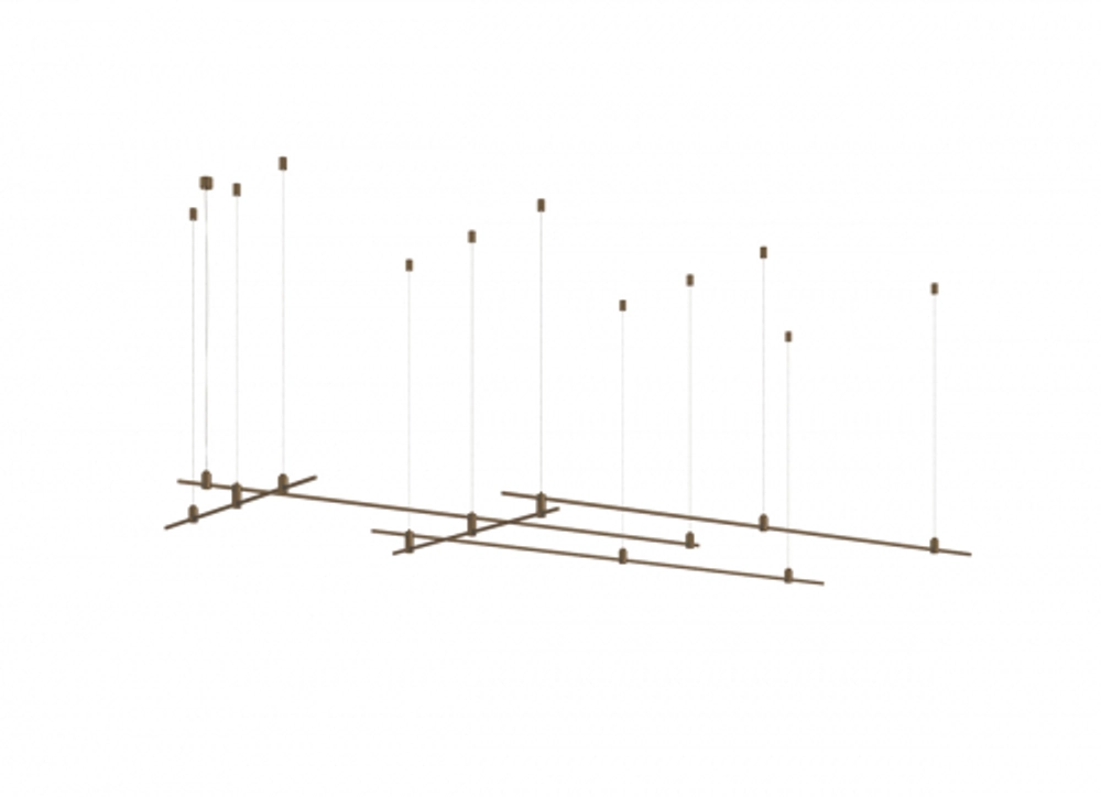 Donolux Magnet Modular System «CODE 1.2»,  L2000x3xL1000х2хH95-3000 мм (высота регулируется),  DC24V,