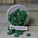 Зеленая колотая смальта SF15 10x10 мм | ArtWorker