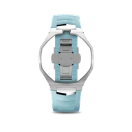 Корпус для часов POP-Swatch x AP - Салатовый и Голубой - Комплект из 2 ремешков