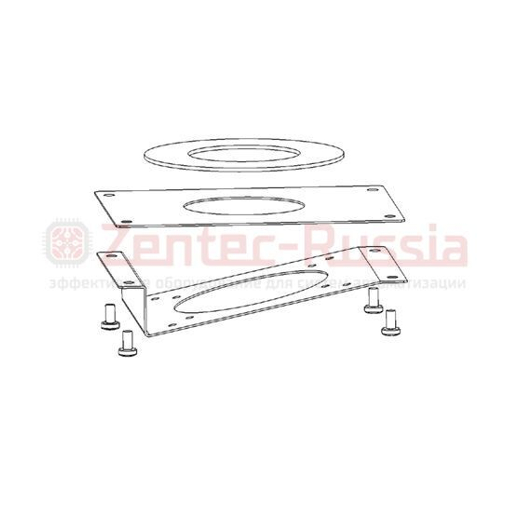 Carel DP00VM3000 кронштейн для вертикального монтажа парораспределителей DP***D30** с впускным паровым патрубком 30 мм