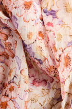 Шифоновый топ со шнуровкой — Хаки - H&M