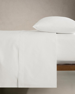 ZARA HOME ОДНОТОННЫЙ ПОДОДЕЯЛЬНИК (500 НИТЕЙ), БЕЛЫЙ