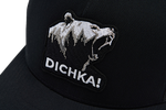 Бейсболка Narval Dichka! Roar Rawcut Black&White с сеткой 5P -